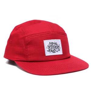 make yesterday jealous red 5-panel