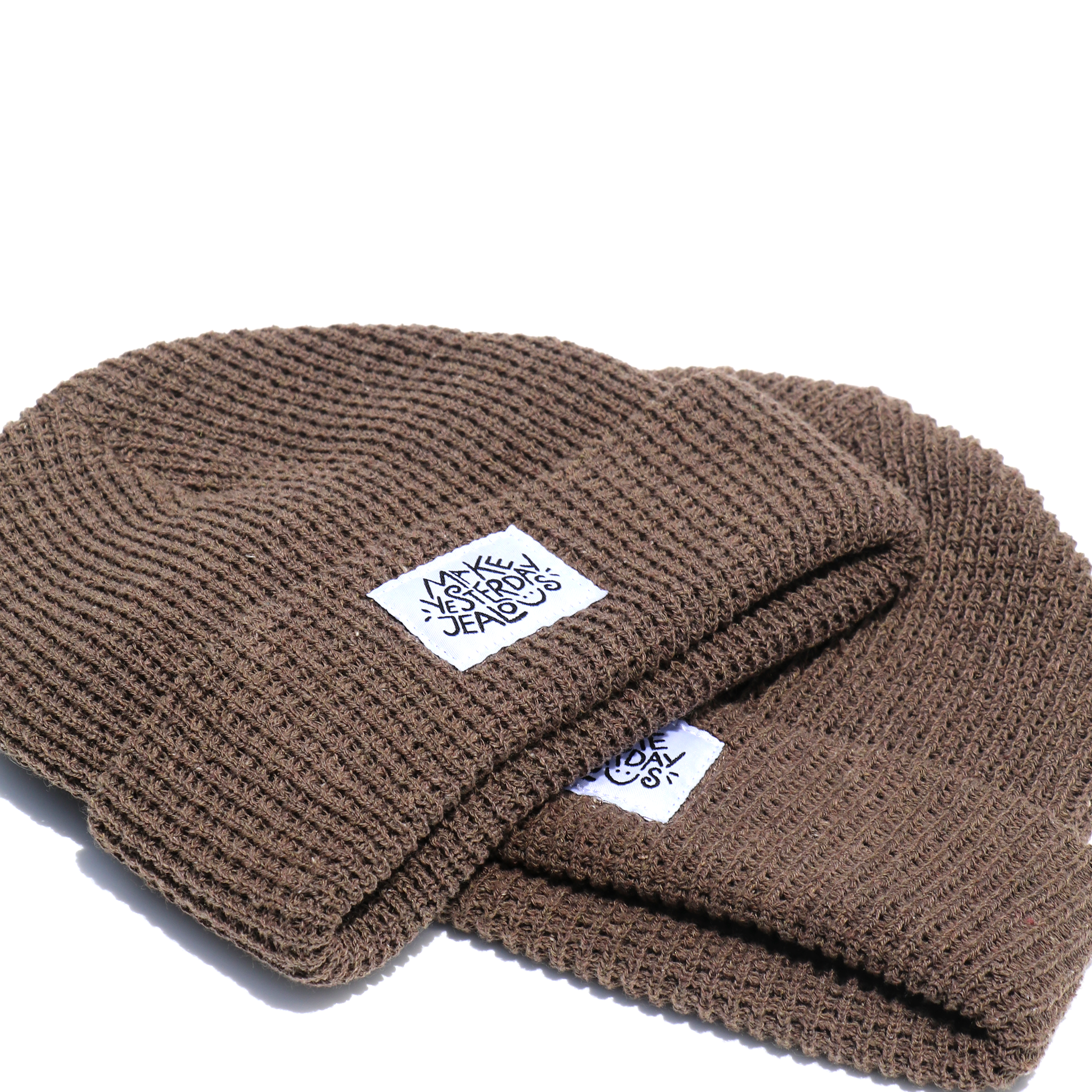 recycled – Yesterday waffle Jealous beanie knit Make